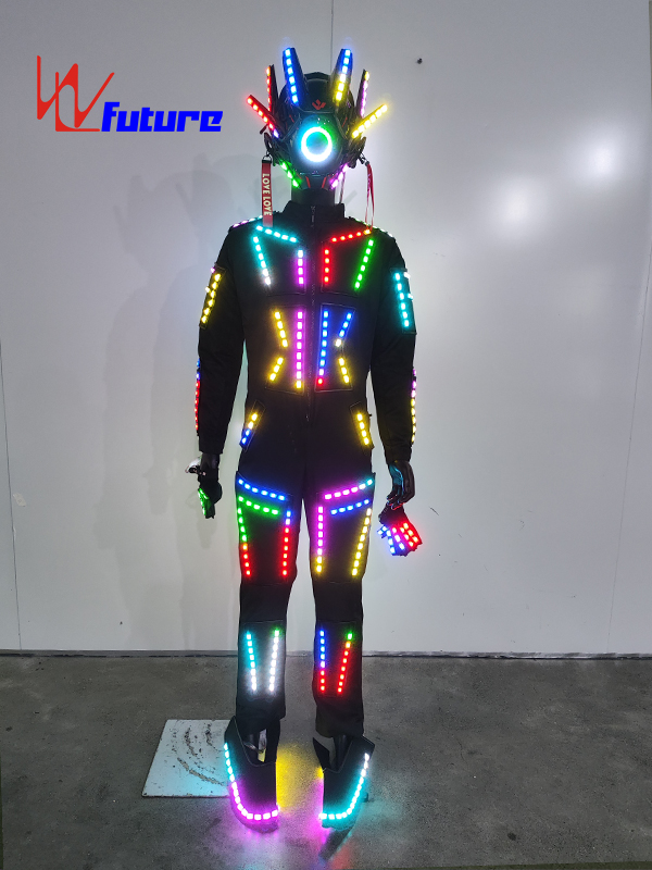 High Quality Cyberpunk LED Tron Dance Costume WL-0353 Featured Image