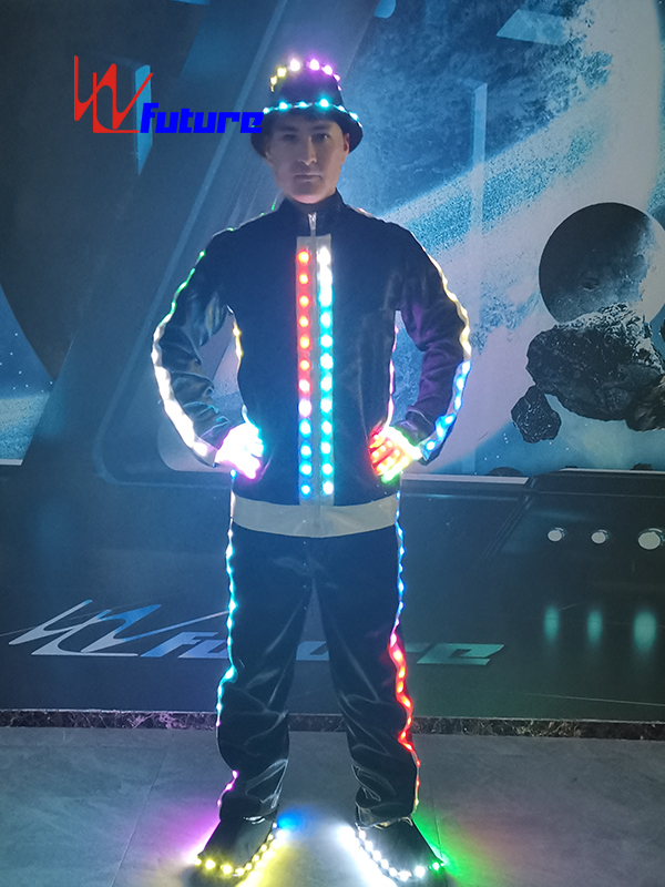 LED light up MJ jacket with hat,gloves,shoes WL-060 Featured Image