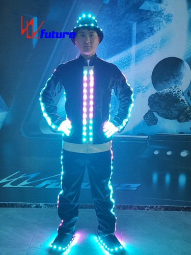 LED light up MJ jacket with hat,gloves,shoes WL-060