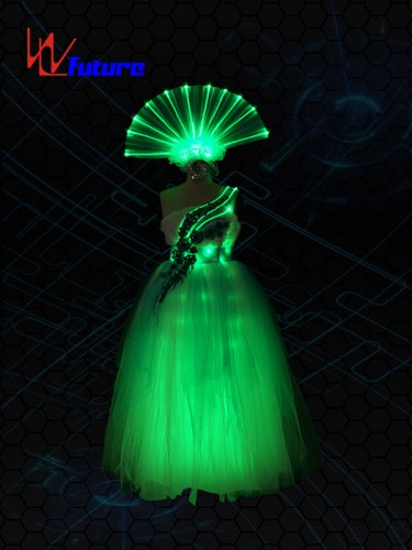 2019 China New Design Luminous Clothes Ballroom Show Club Stage Dancer Dress Led Wedding Suit Tutu Dress