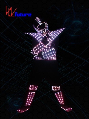 Programable LED Luminous Jumpsuit Costume With Helmet WL-0176