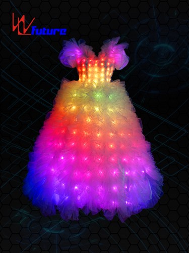 Wholesale Luminescent Clothes Armor Led Light Dress Ballet Suit For Club Party Stage Dance Wear Luminous Sleeveless Jacket Waistband Set