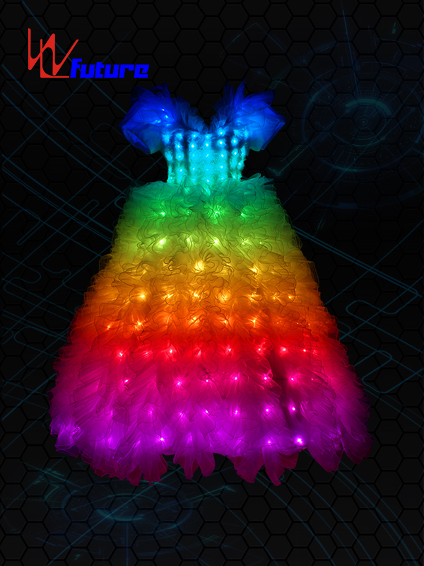 Massive Selection for Light Up Dance Costume -
 Full color LED Wedding Dress Costume WL-022 – Future Creative