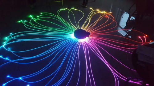 Luminous fiber optic jelly fish props for dance stage show WL-1001