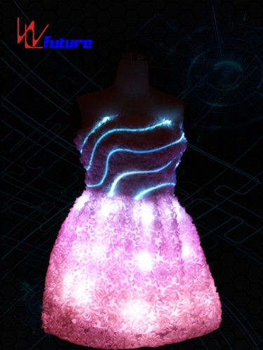 Neon light Evening Dress Costume LED Clothing For Party WL-07