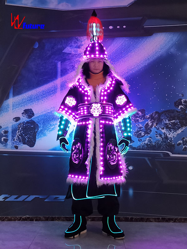 Quality Inspection for Led Evening Dress -
 Cool LED Light up Costume with hat for TV & Movie WL-281 – Future Creative
