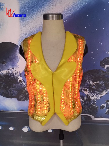 Cool Yellow LED Waistcoat Light up Suit WL-308