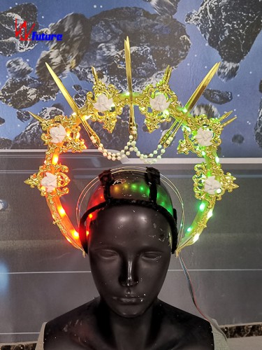 Lolita style LED headwear for dance performance WL-0308