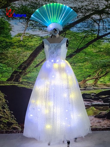 Top Quality LED Light Dress LED Prom Dress LED Illuminated Clothes WL-0316