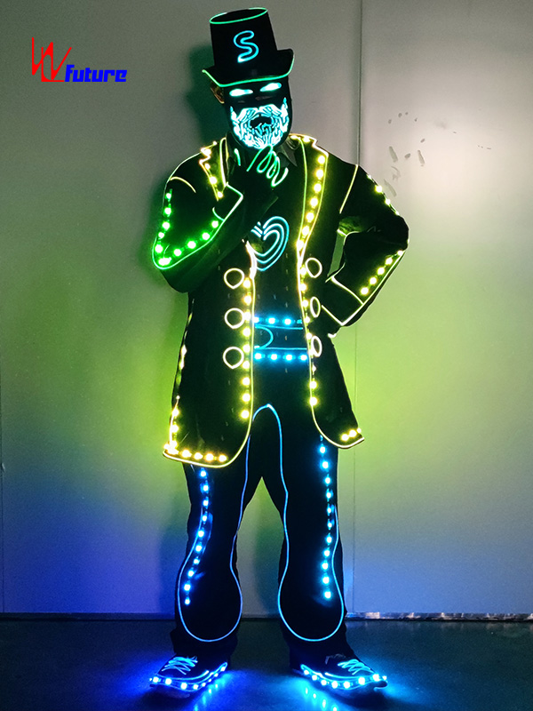 Super Purchasing for Led Robot Suit -
 New Style LED Light Show Costume LED Jacket Suit WL-0326 – Future Creative