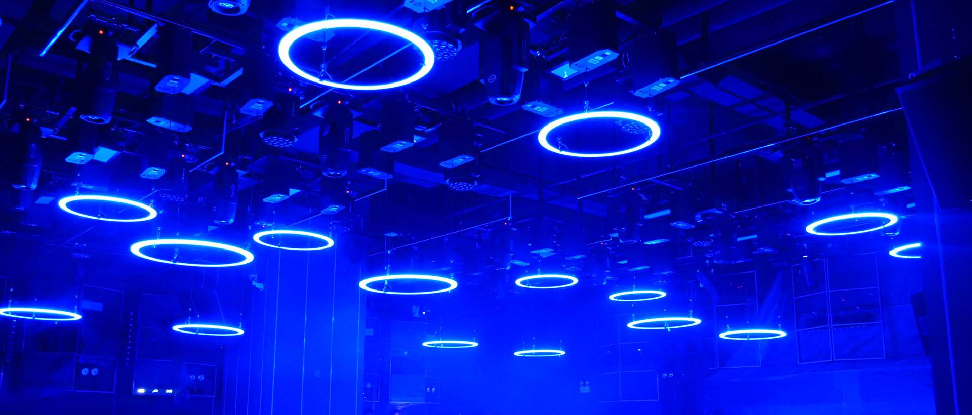 2020 Kinétik LED Ring pikeun klub lounge bar proyék (2)