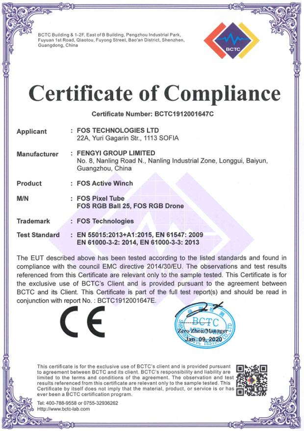 EMC certifikát