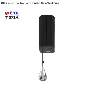 Kinetic Rain sculpture