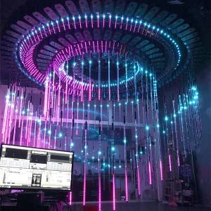 Factory Free sample Guangzhou Stage Decorations - DLBS60-5 5m lifting Kinetic Winch with LED Pixel Tube ( 60cm or  120cm) – Fyl