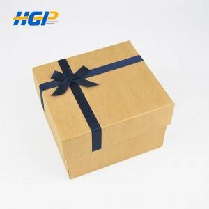 Customized Logo Printed Wholesale Cardboard  Gift Boxes With Ribbon