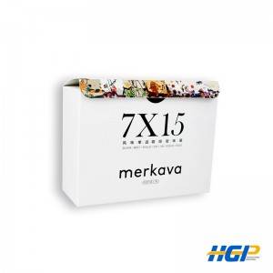 Logo personalizzato stampa a colori caffè scatola esterna in cartoncino bianco da 350 g