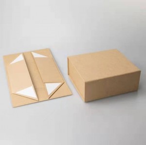 Flip folding gift box empty box clothing bag gift box packaging customized