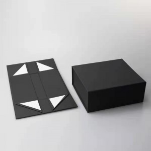 Flip ausklappen Kaddosbox eidel Këscht Kleederbeutel Kaddosbox Verpackung personaliséiert