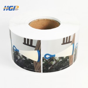 Waterproof printing stickers bottle labels Self-adhesive label with rolls