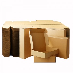 bølgepap forsendelsesboks postkasser farve karton tøj emballage boks brugerdefineret sort ekspres boks tøj gaveæske lille ydre emballage rektangulær