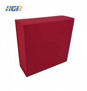 High end custom luxury foldable magnetic wig gift packaging box