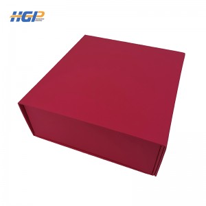 High end custom luxury foldable magnetic wig gift packaging box