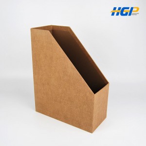 High quality customized printing desk collection magazine file storage paper box