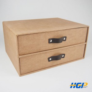High quality customized printing desk collection magazine file storage paper box in office