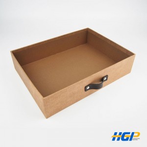 High quality customized printing desk collection magazine file storage paper box in office