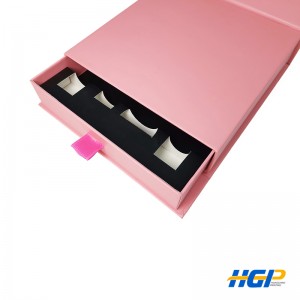 skincare box na may takip na papel na packaging ng regalo na kosmetiko na kahon