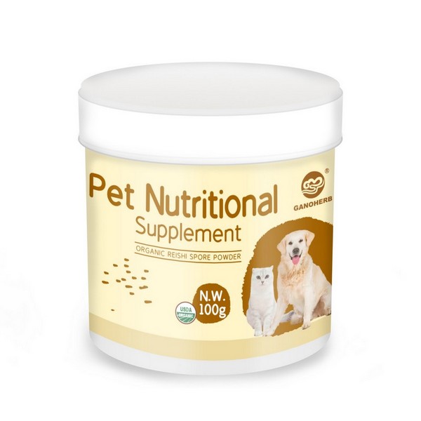 Ganoherb Reishi Mushroom Powder Supplement for Dogs and Cats Featured Image