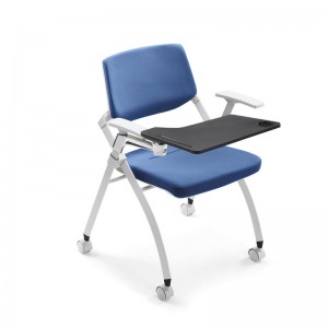 Silla apilable del entrenamiento de la silla de la escuela del asiento plegable con la mesa de escritura