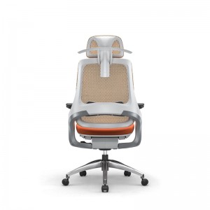 Originalaus dizaino, ergonomiška aukšta nugara biuro kėdė