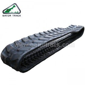 China Wholesale China 450*81W Excavator Rubber Track Hanix S&B45 S&B800 S&B800.2