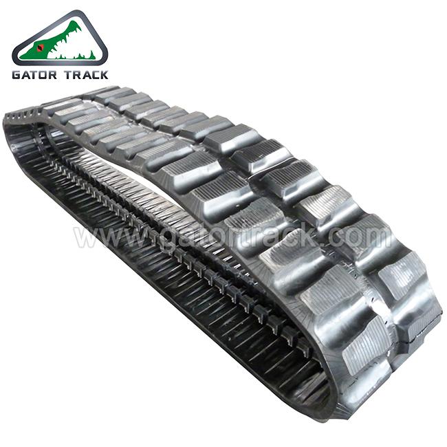 China Wholesale Lightweight Rubber Tracks Factories - 450x71x86 RUBBER TRACK EXCAVATOR TRACK  FOR ATLAS BOBCAT ERUOCOMACH EUROTOM HANIX KUBOTA NAGANO NEUSON – Gator Track