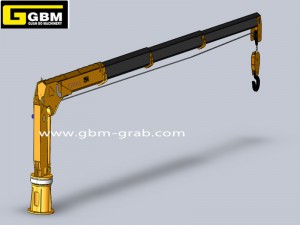 PriceList for China 5ton Port Hydraulic Telescopic Boom Marine Crane with ABS BV Certificate