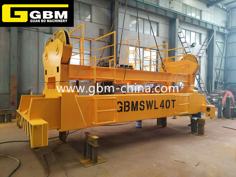 Factory Price Port Container Spreader - Electric hydraulic telescopic spreader – GBM