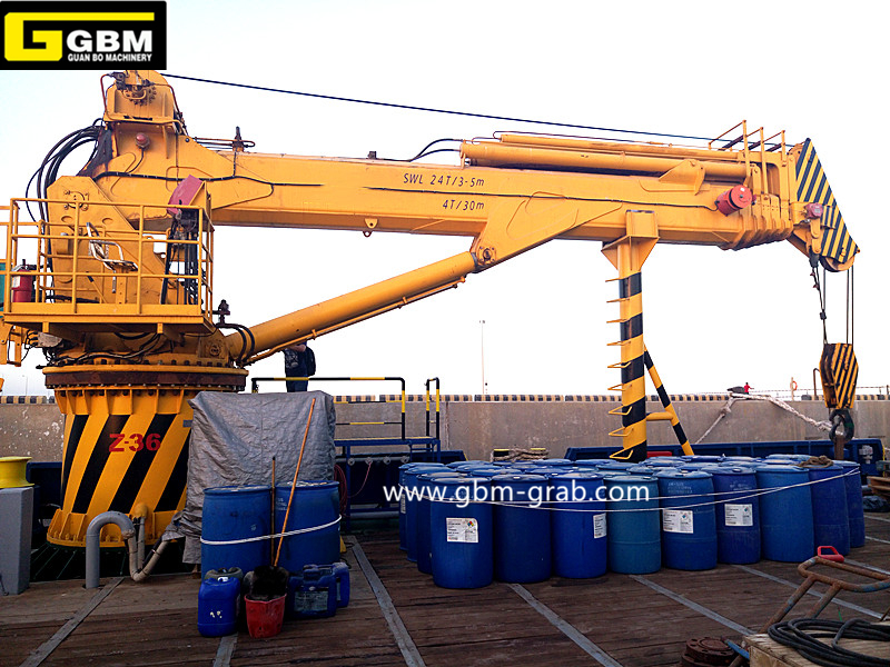 Professional China Cargo Crane - Telescopic boom marine cranes – GBM detail pictures