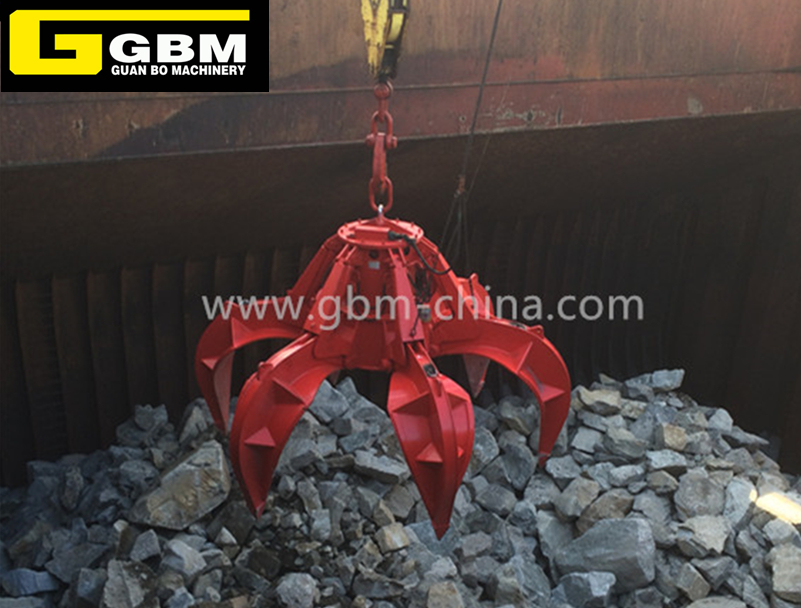 Hot New Products Bulk Cargo Vessel Grab - Electro-hydraulic orange peel grab (stone) – GBM detail pictures