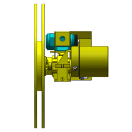 Hydraulic coupling cable reel