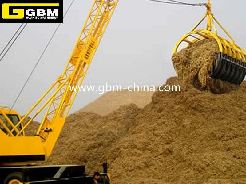 China Cheap price E Material Handler Metal Recycling - Tyre type hydraulic material handler1 – GBM detail pictures