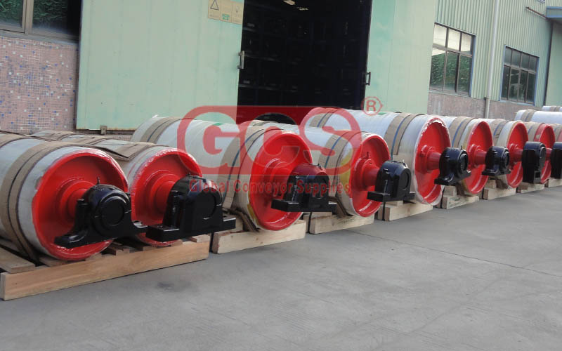 factory low price Self Aligning Conveyor Rollers - Conveyor Pulleys for Lagging – Vulcanized in Belt Conveyor – GCS