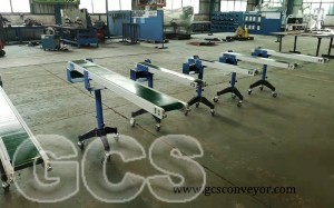 GCS Conveyor cov menyuam muab kev pabcuam Portable Belt Conveyor System rau kev sib kis