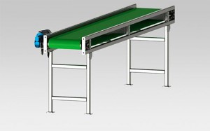 PVC belt flat conveyor design