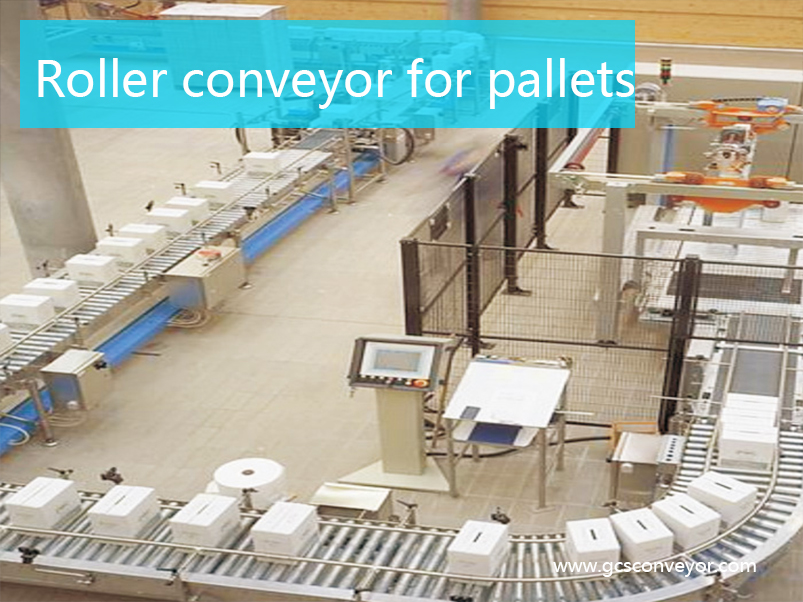 Roller conveyor untuk palet