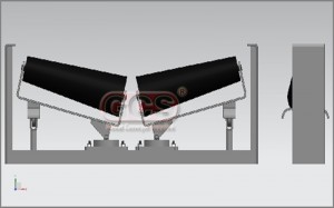 Conveyor System Cone self-aligning roller