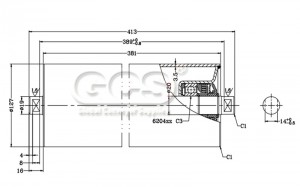 Popular Design for Conveyor Belt Hold Down Rollers - Belt conveyor idler roller custom painting steel rollers | GCS – GCS