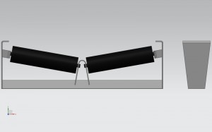 Personlized Products Roller For Conveyor Belt - Steel Rollers “V” Return Idler For Heavy Duty Rollers – GCS