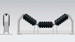 100% Original Conveyor Rollers Heavy Duty - Trough impact roller is applied in the mine | GCS – GCS
