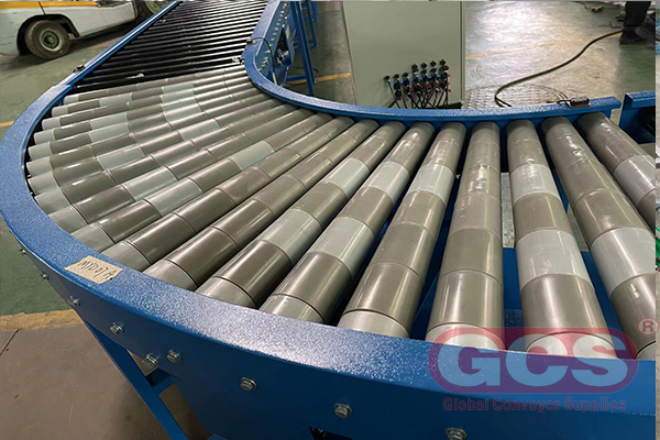 What is a roller conveyor?